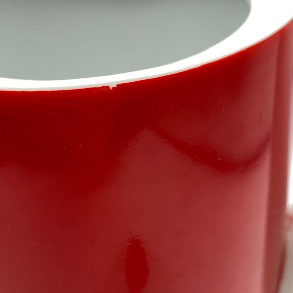 Vintage MCM coffee set Japan red white OCM coffee pot six cups ceramic - Picture 7 of 12